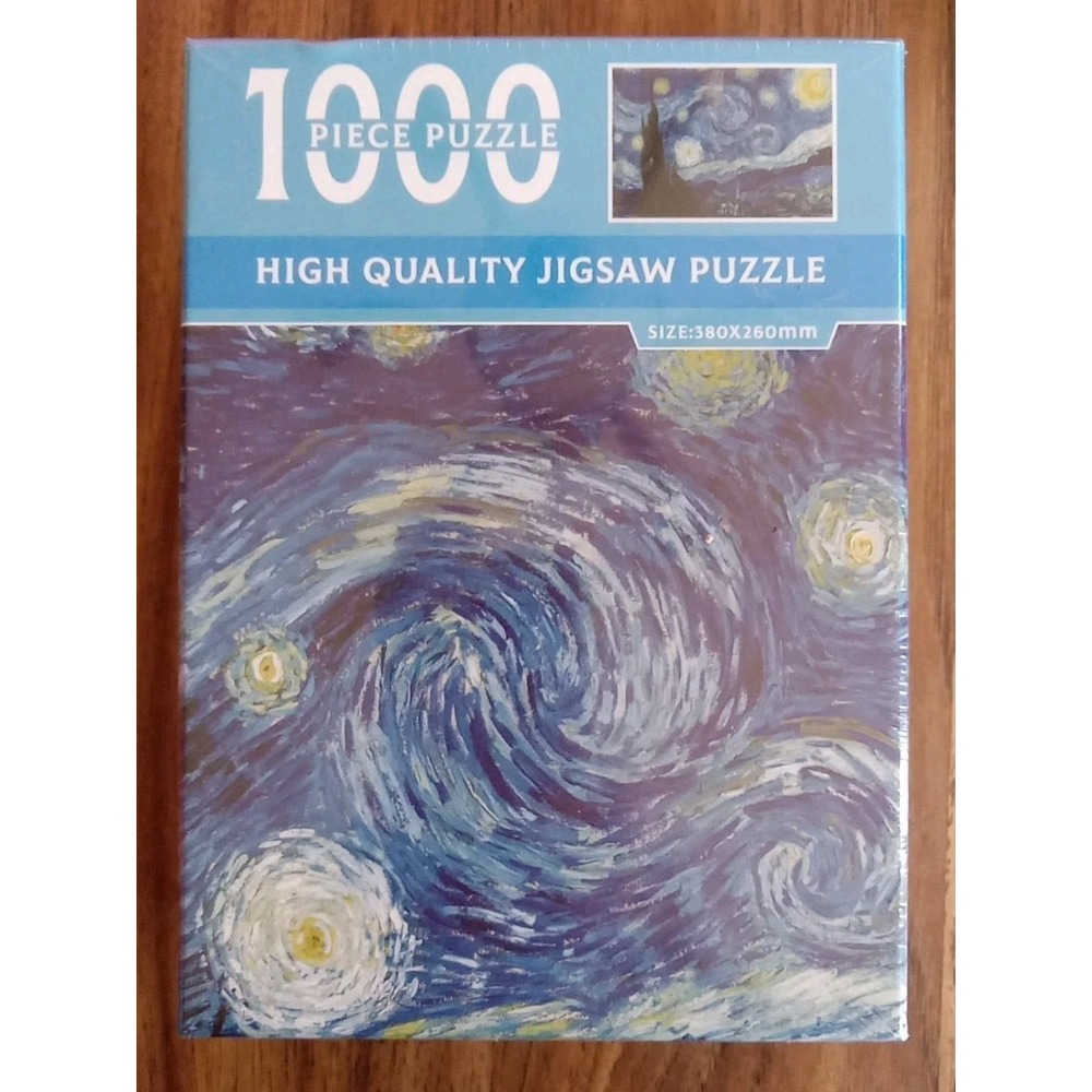 Van Gogh a Starry Night 1000 Piece 380x260mm  Puzzle New Sealed